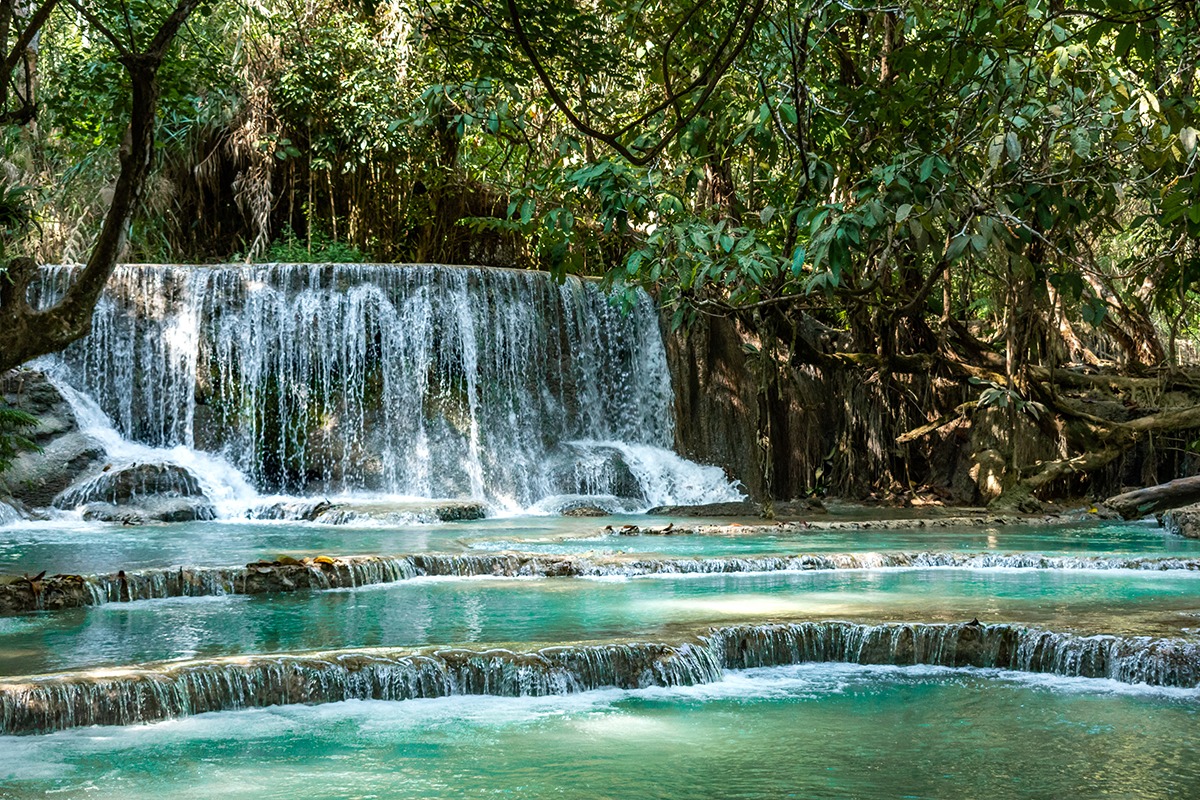 Thác Kuang Si, Luông Pha Băng, Lào