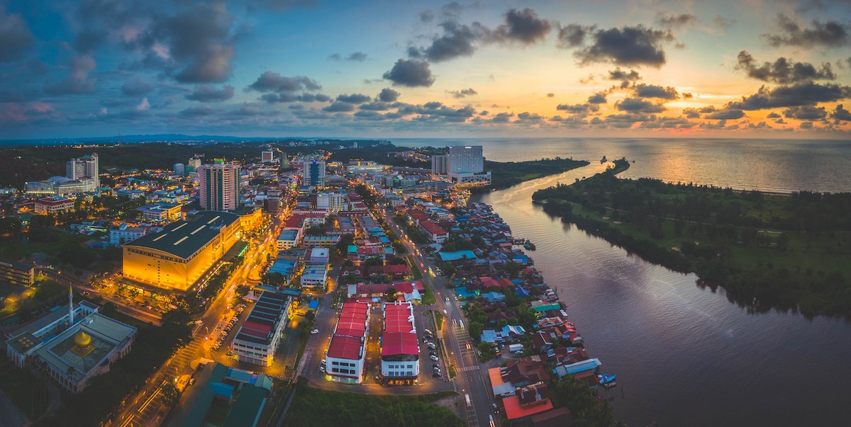 Sonnenuntergang in Miri