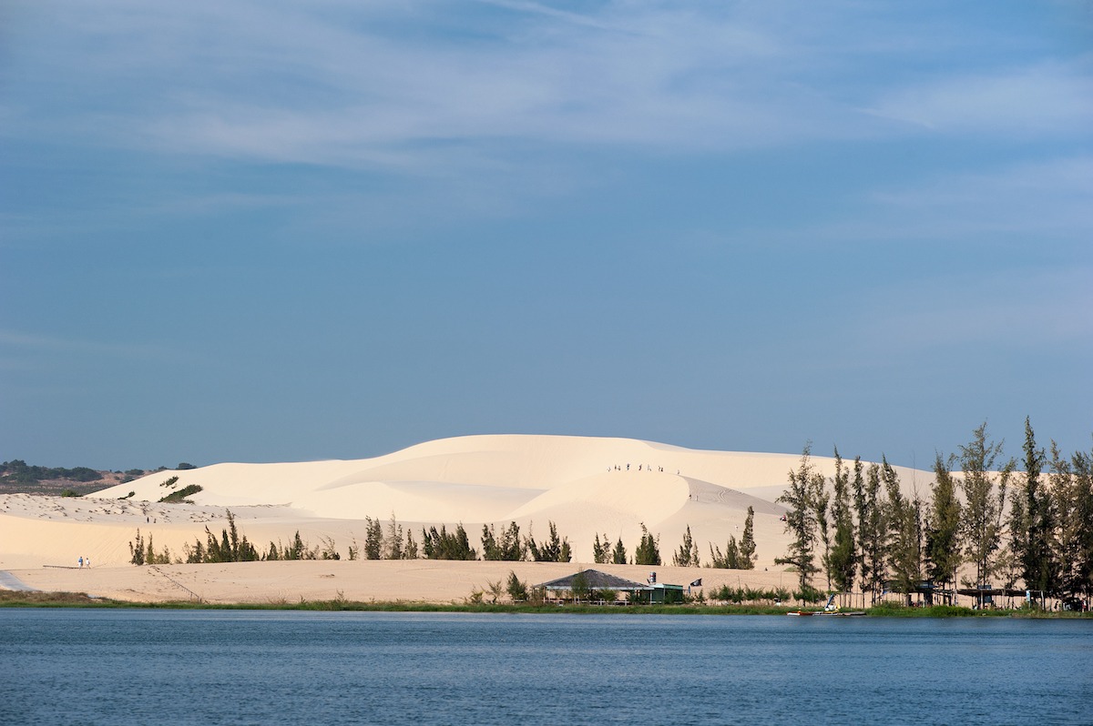 Die weißen Sanddünen