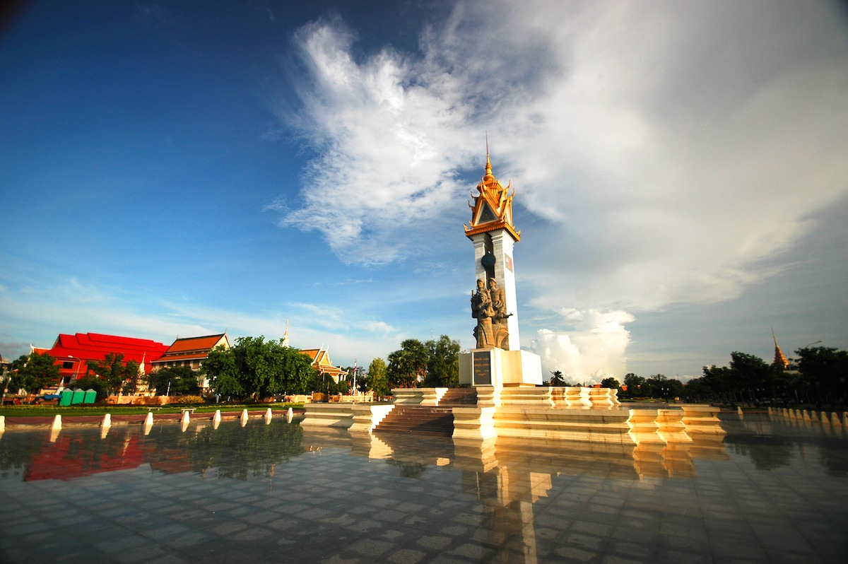 Das Denkmal für die Freundschaft zwischen Kambodscha und Vietnam