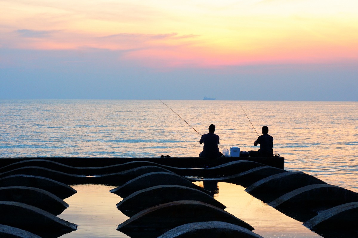 Fishing area, Port Dickson, Malaysia