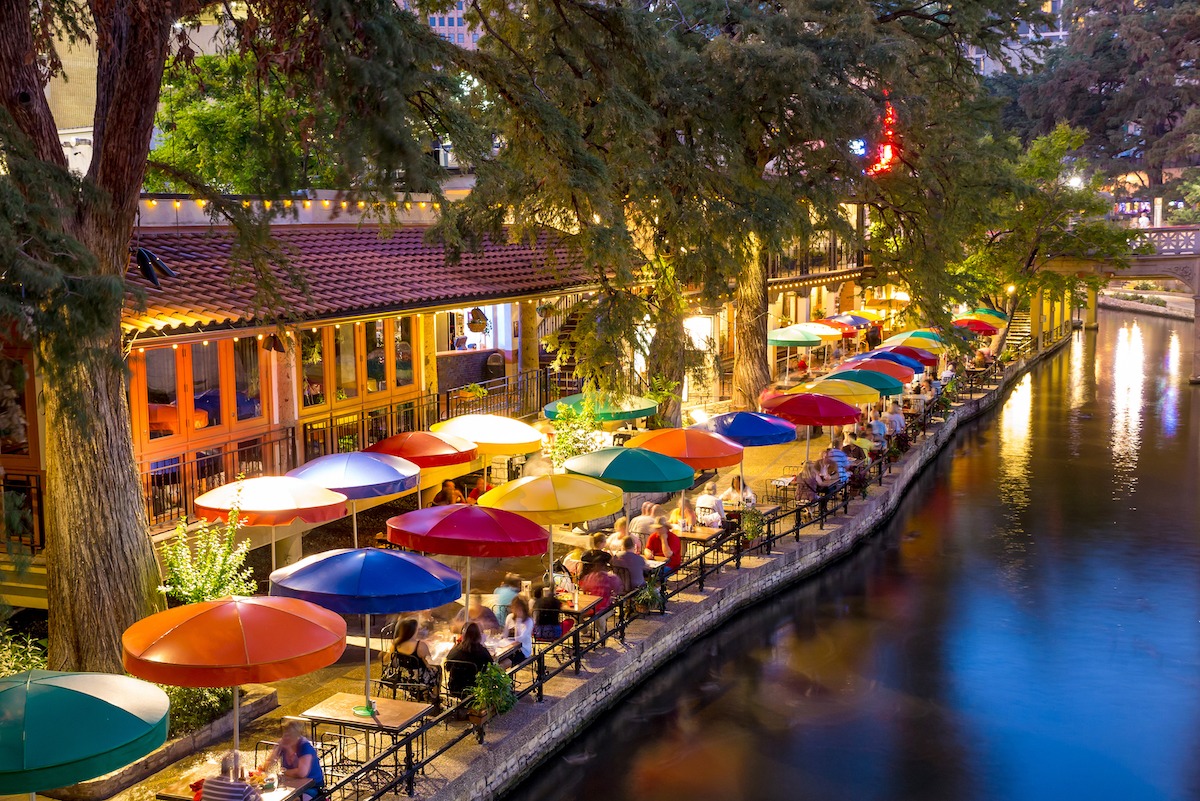 der River Walk, San Antonio USA