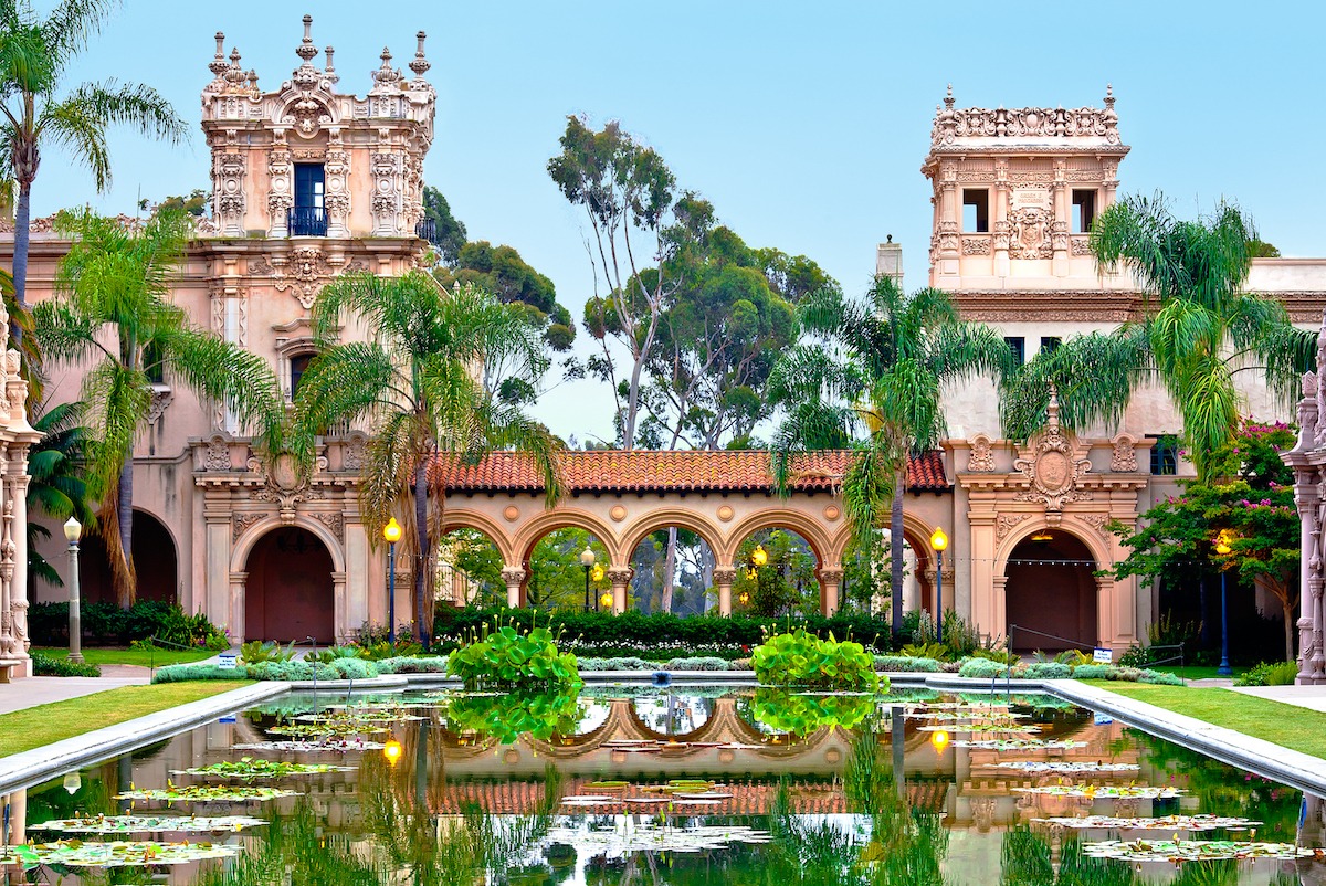 Balboa Park's Casa de Balboa Building in San Diego