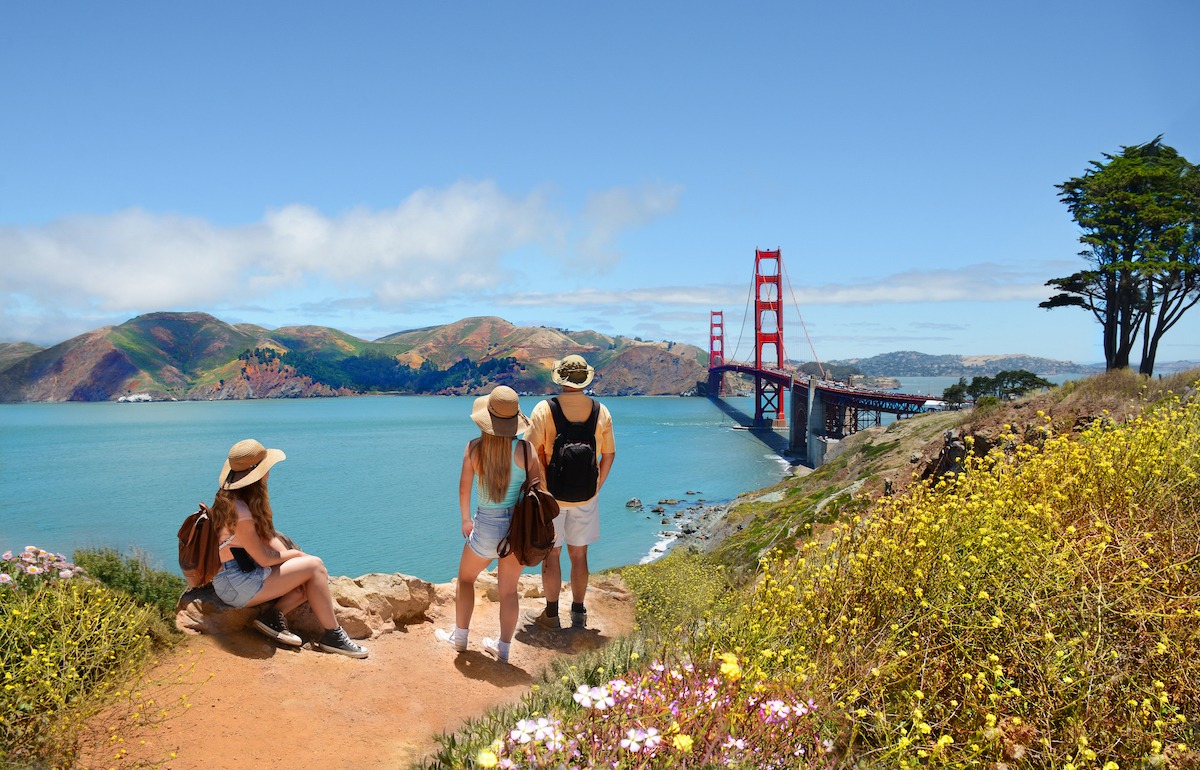 Wanderung zur Golden Gate