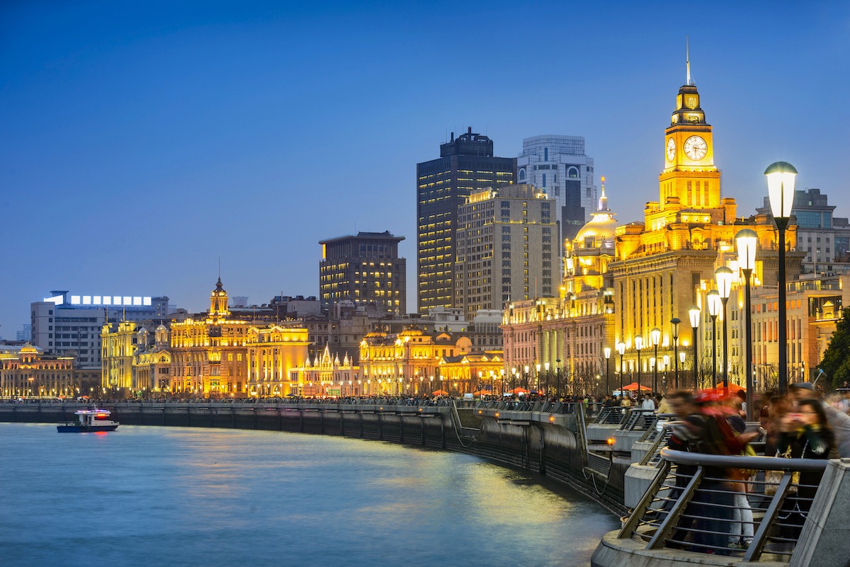 The Bund at night