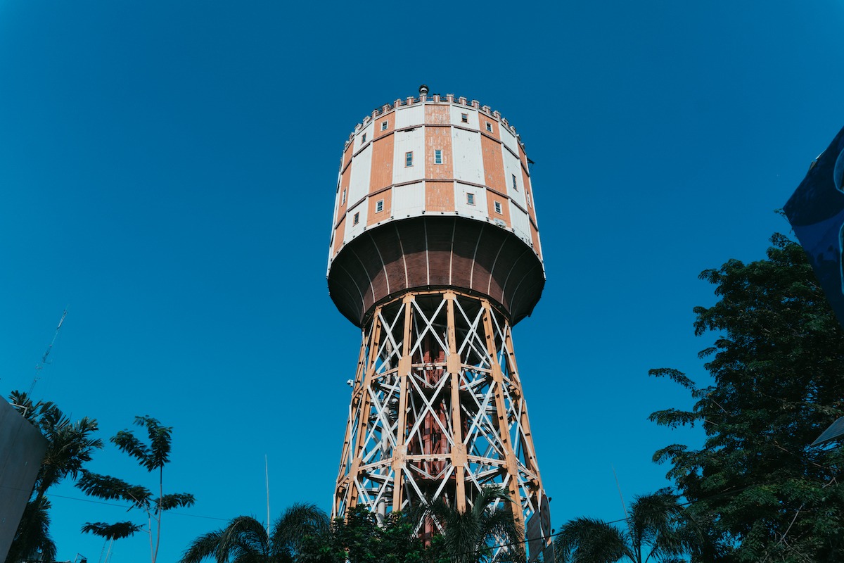 Tirtanadi-Wasserturm-Tank in Medan