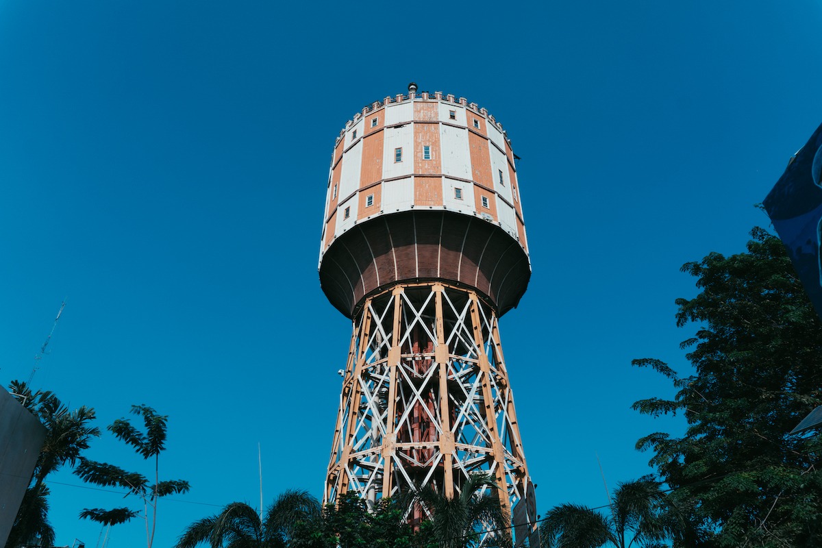 Réservoir du château d'eau de Tirtanadi à Medan