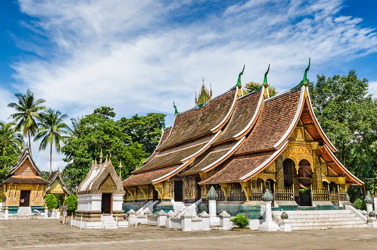Temple Wat Xieng thong, Luang Pra bang, Laos