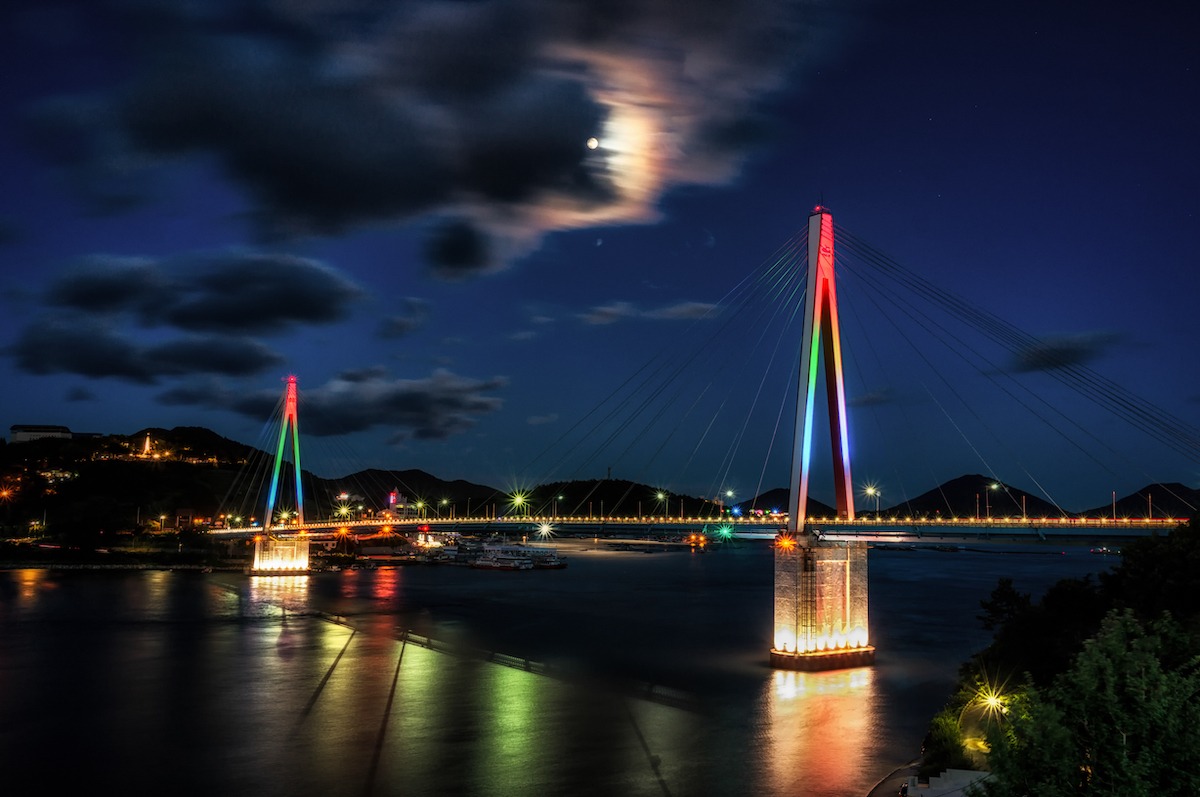 Dolsan-Brücke in Yeosu-si