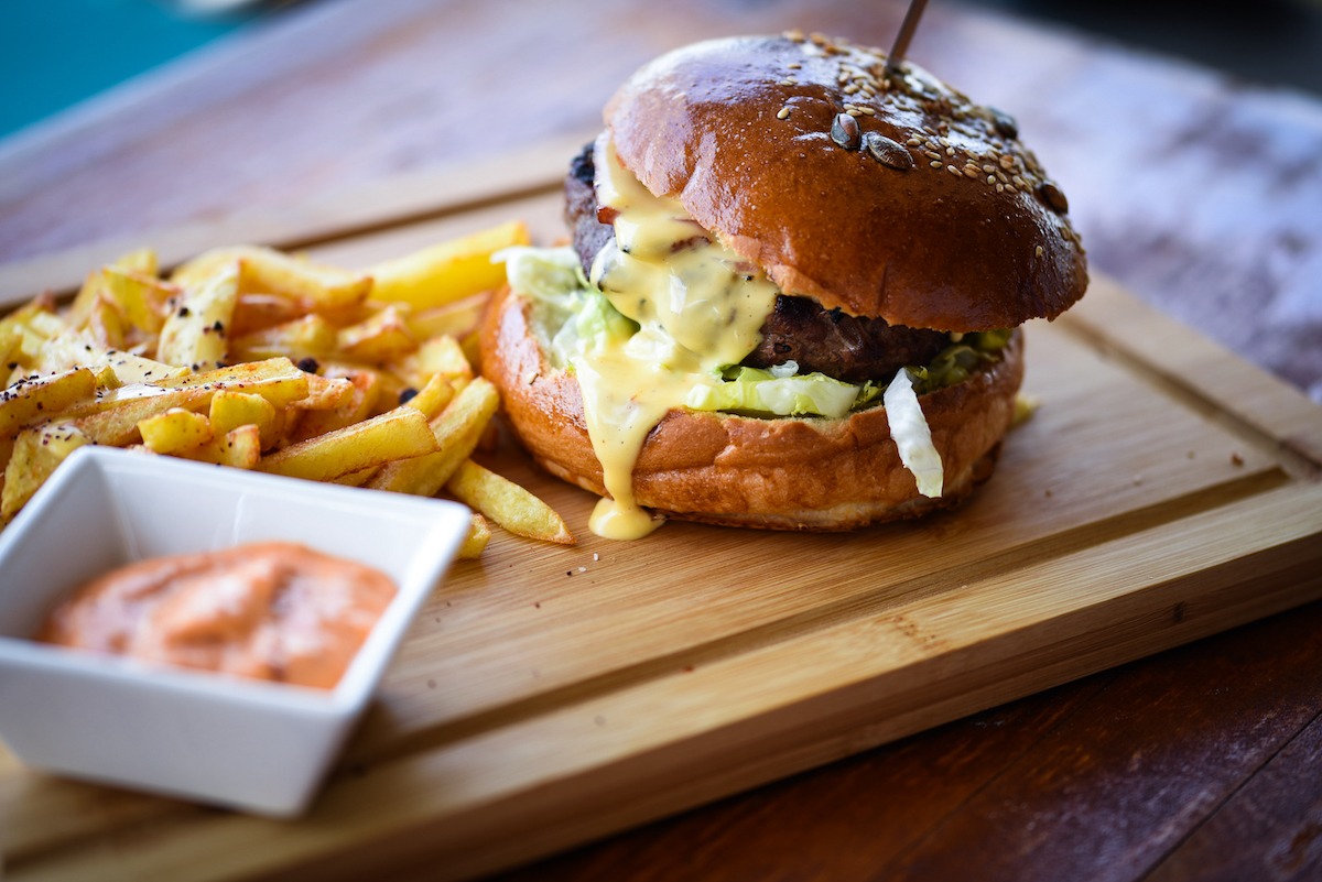 burger&kentang goreng