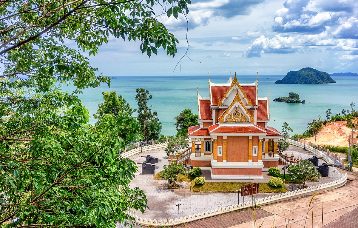 泰國南部春蓬王子神社的寺廟