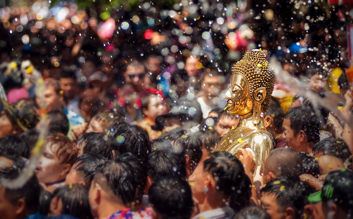 タイ、ソンクラーン祭り