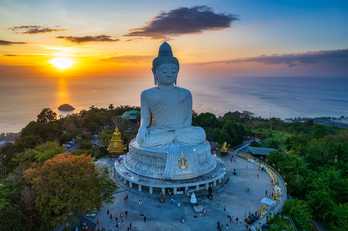 泰國南部寺廟普吉島大佛