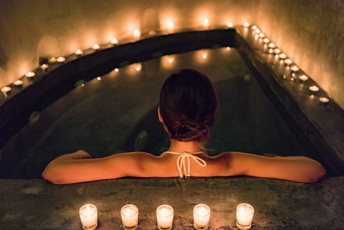 Une séance de spa nocturne