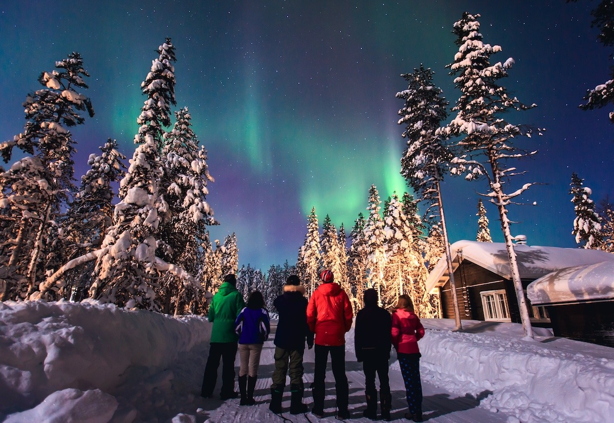 Aurora Borealis, Lappland, Finnland