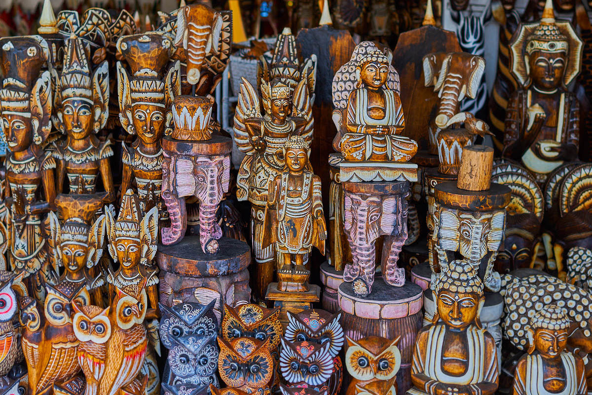 Indonesian wood crafts