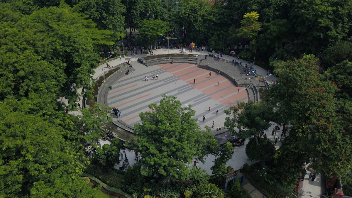 Taman Bungkul, Surabaya, Indonesia