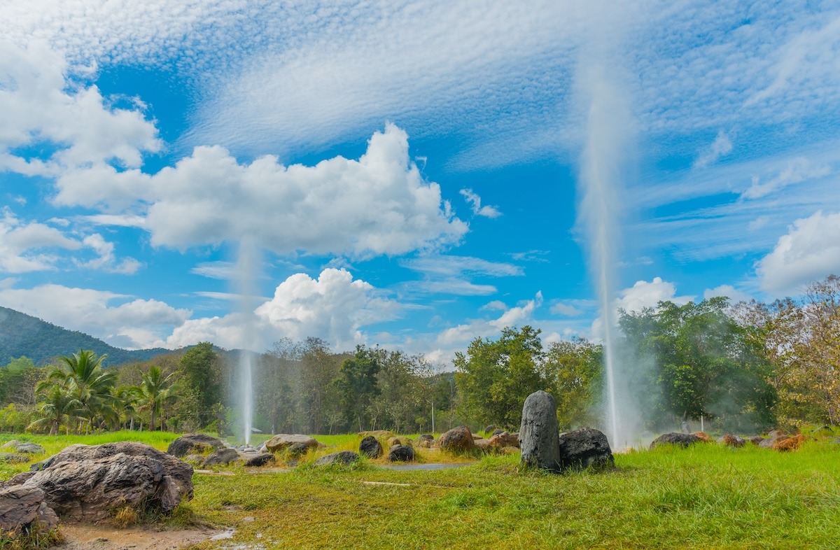 Sankampaeng hot springs, Chiang Mai