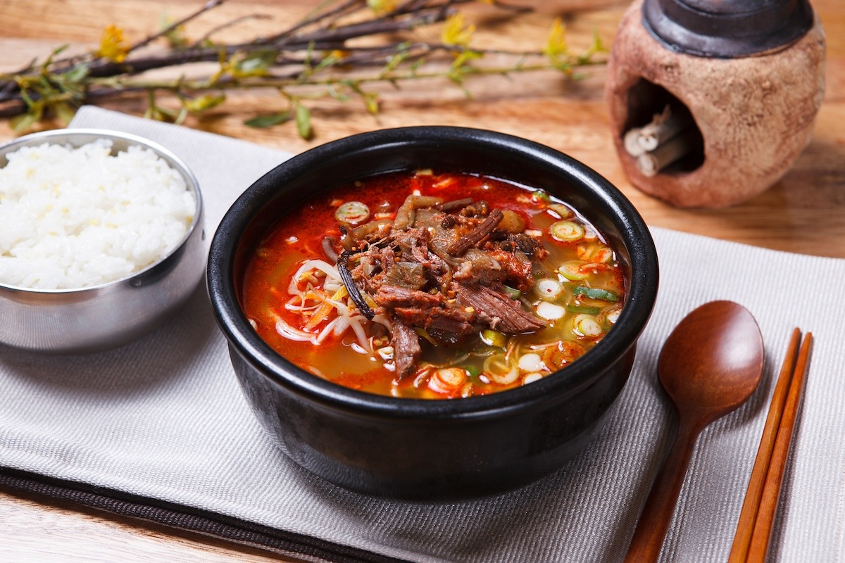 spicy beef soup, Yukgaejang