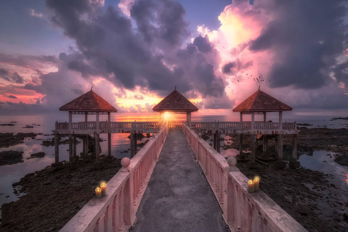 Plage de Desaru, Malaisie