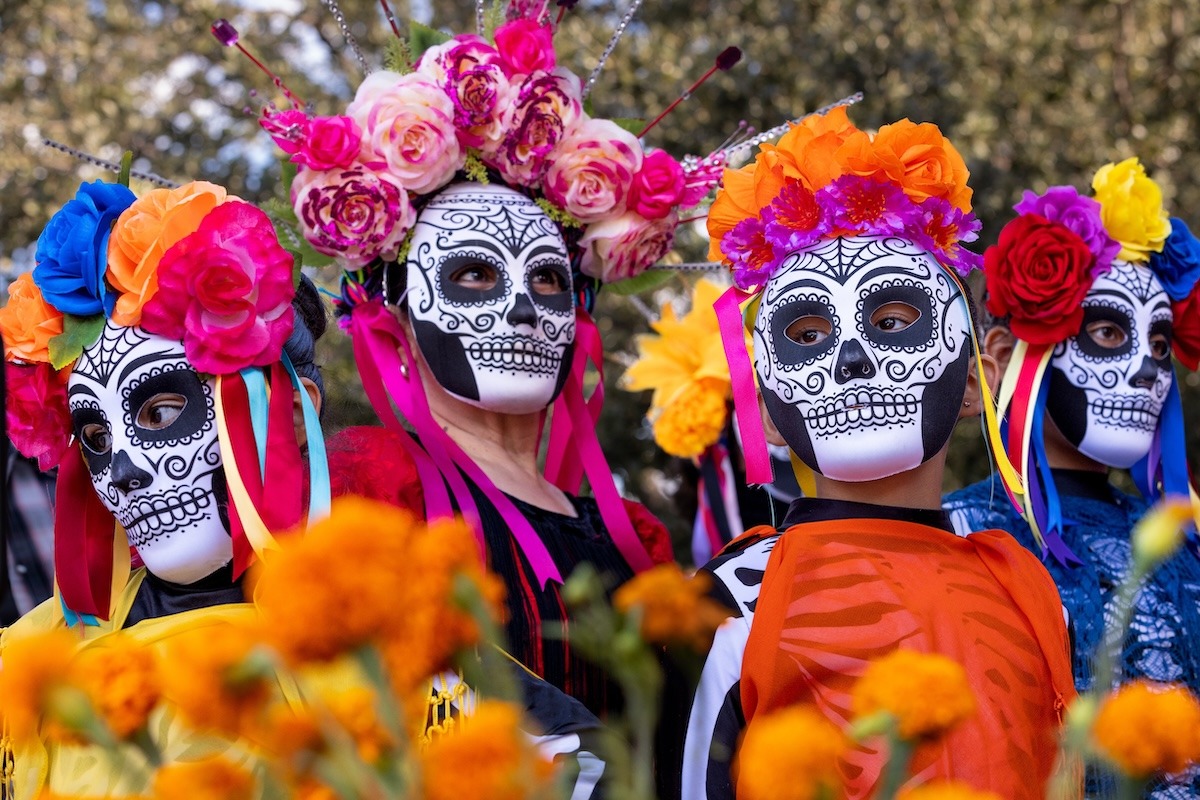 Feier zum Dia de Los Muertos