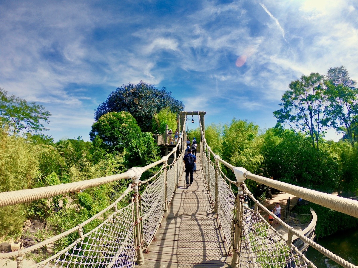 Disneyland Paris - Suspended bridge