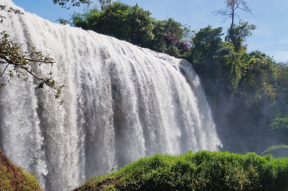 Elefanten-Wasserfall, Dalat, Vietnam
