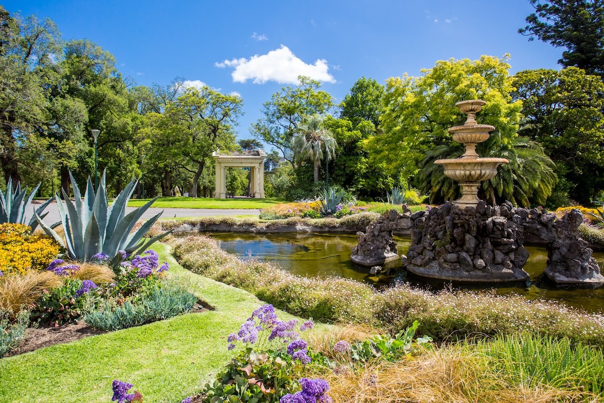 สวน Fitzroy, เมลเบิร์น, ออสเตรเลีย