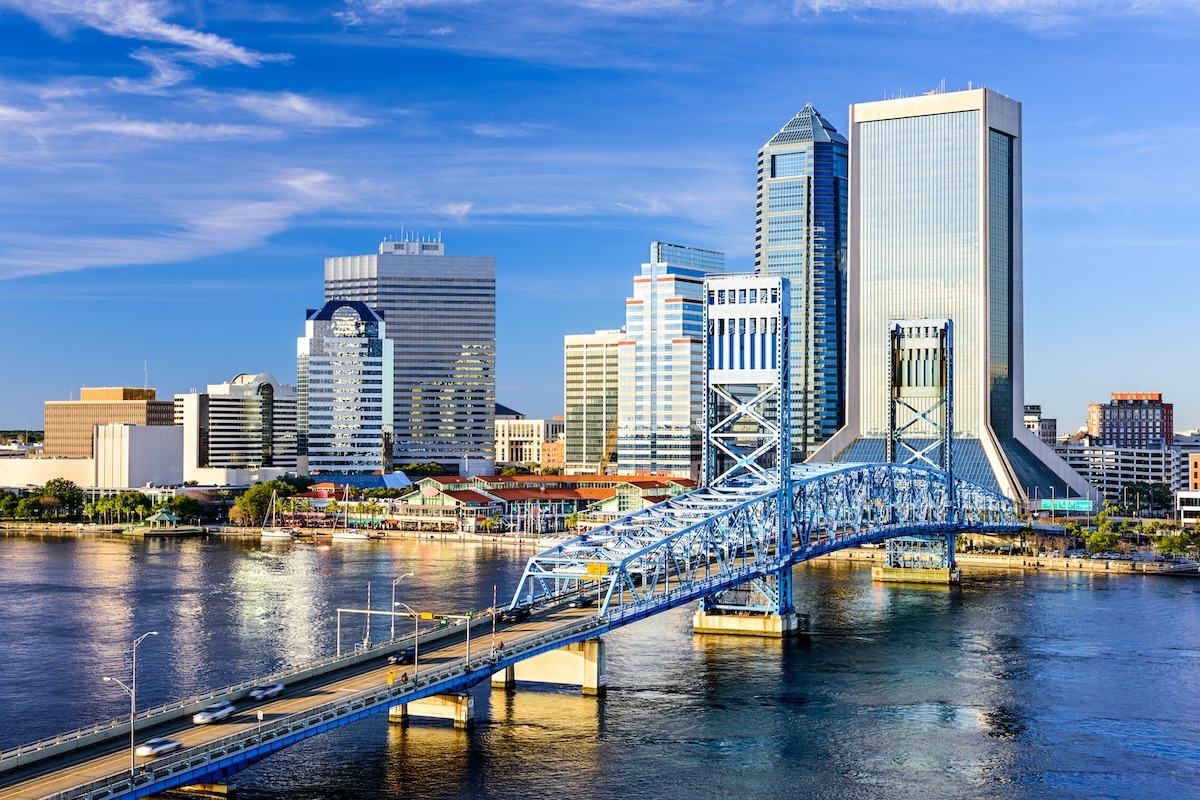 Jacksonville - Skyline der Stadt