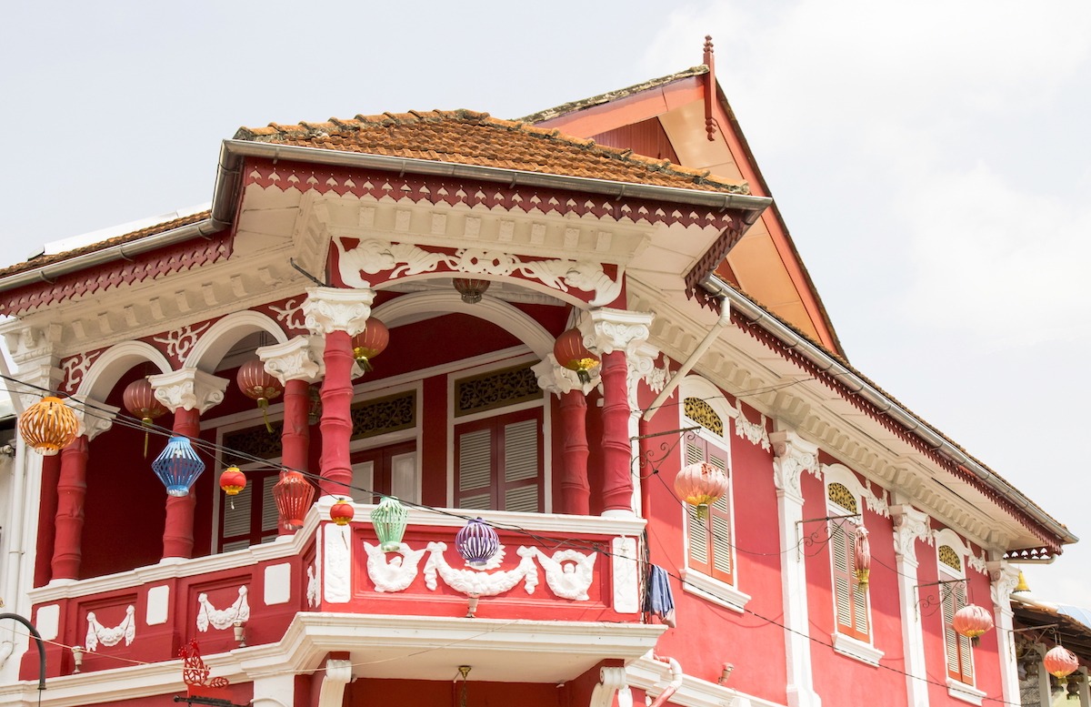 a red house in Johor Bahru