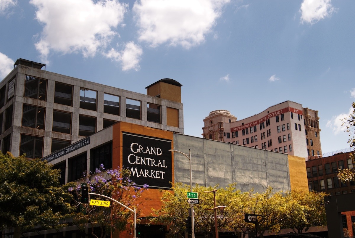 Grand Central Market, centre-ville de Los Angeles, CA, États-Unis