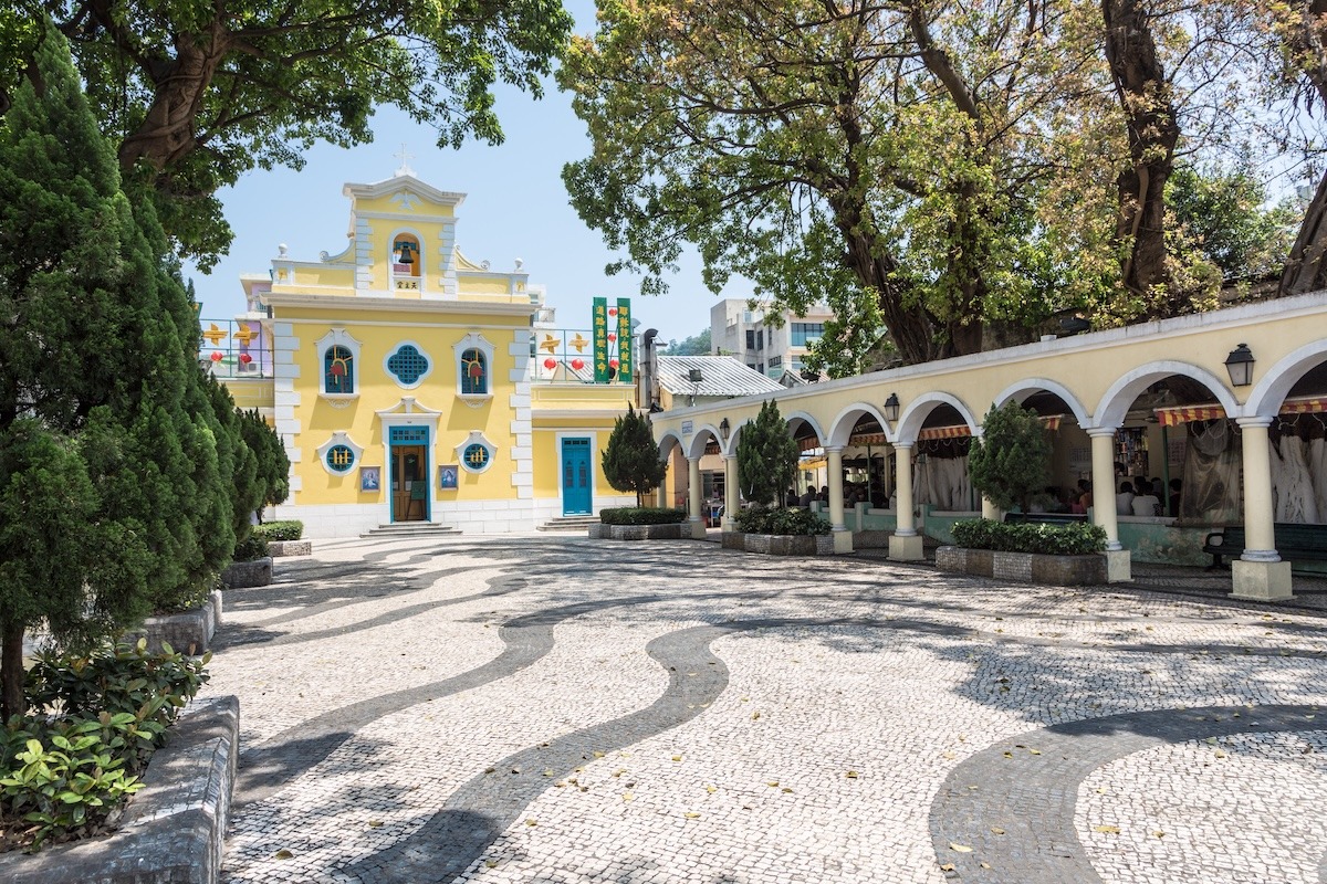 The church of St. Francis Xavier, village of Coloane