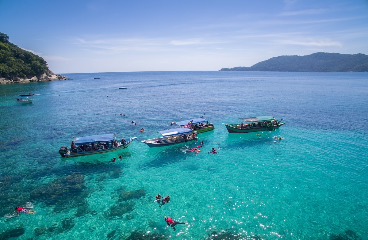 snorkeling around Perhentian Islands