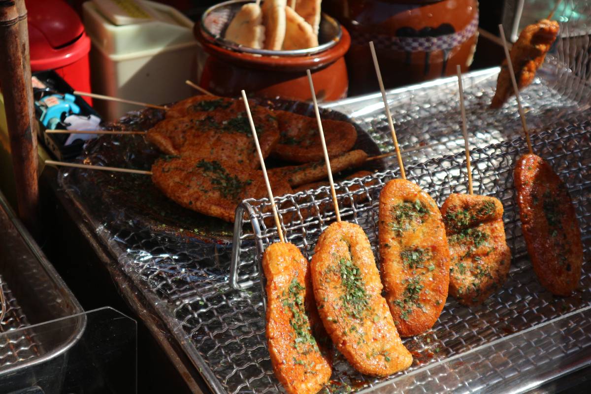 나리타 길거리 음식 치바 일본