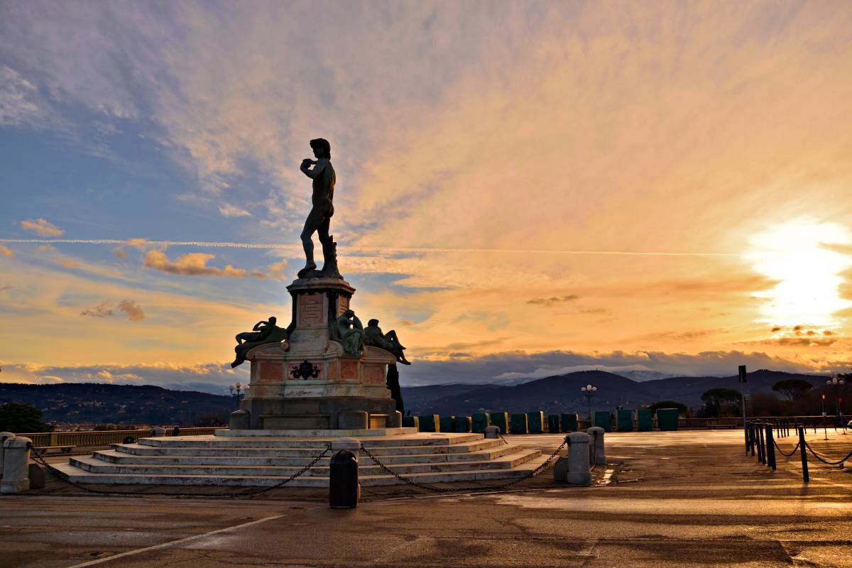 Piazzale Michelangelo, Florenz, Italien