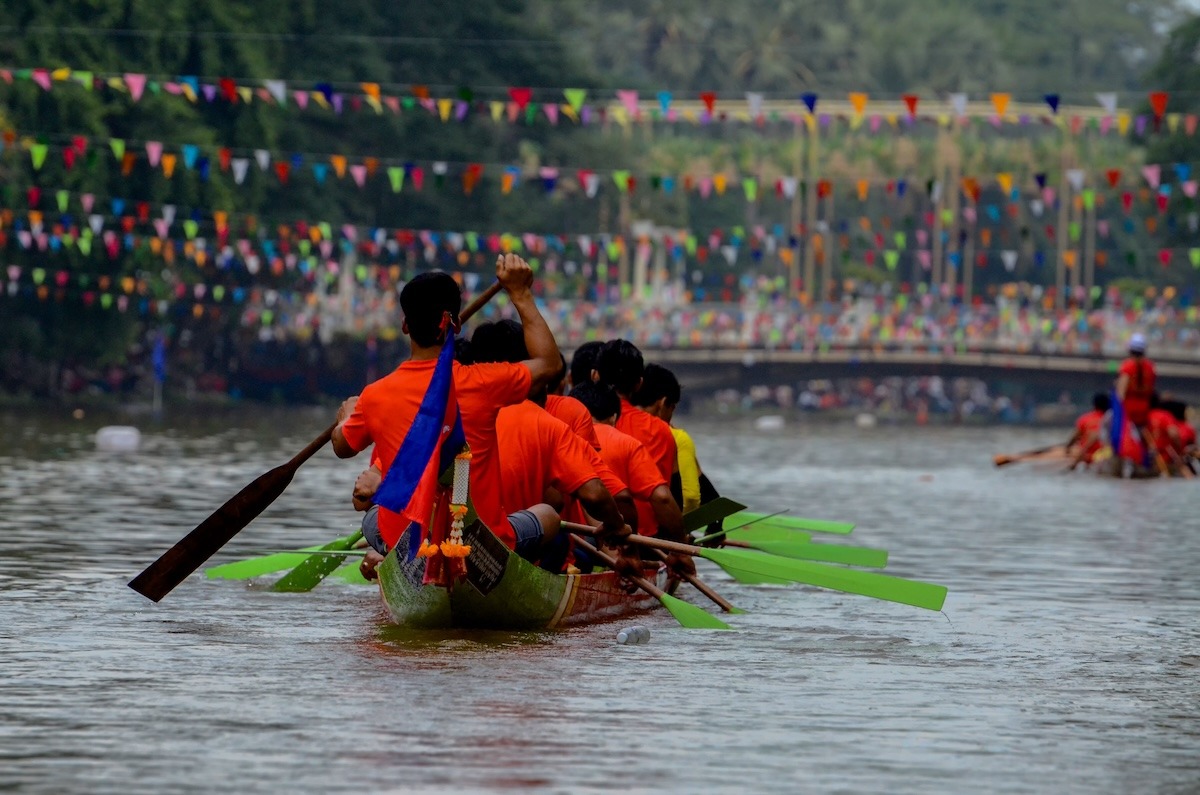 Siem Reap - Wasserfestival, Bootsrennen