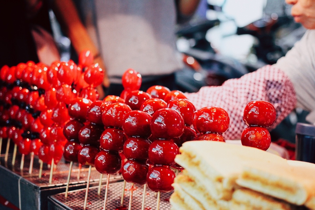 طعام الشارع، سوق Fengjia الليلي، تايتشونغ