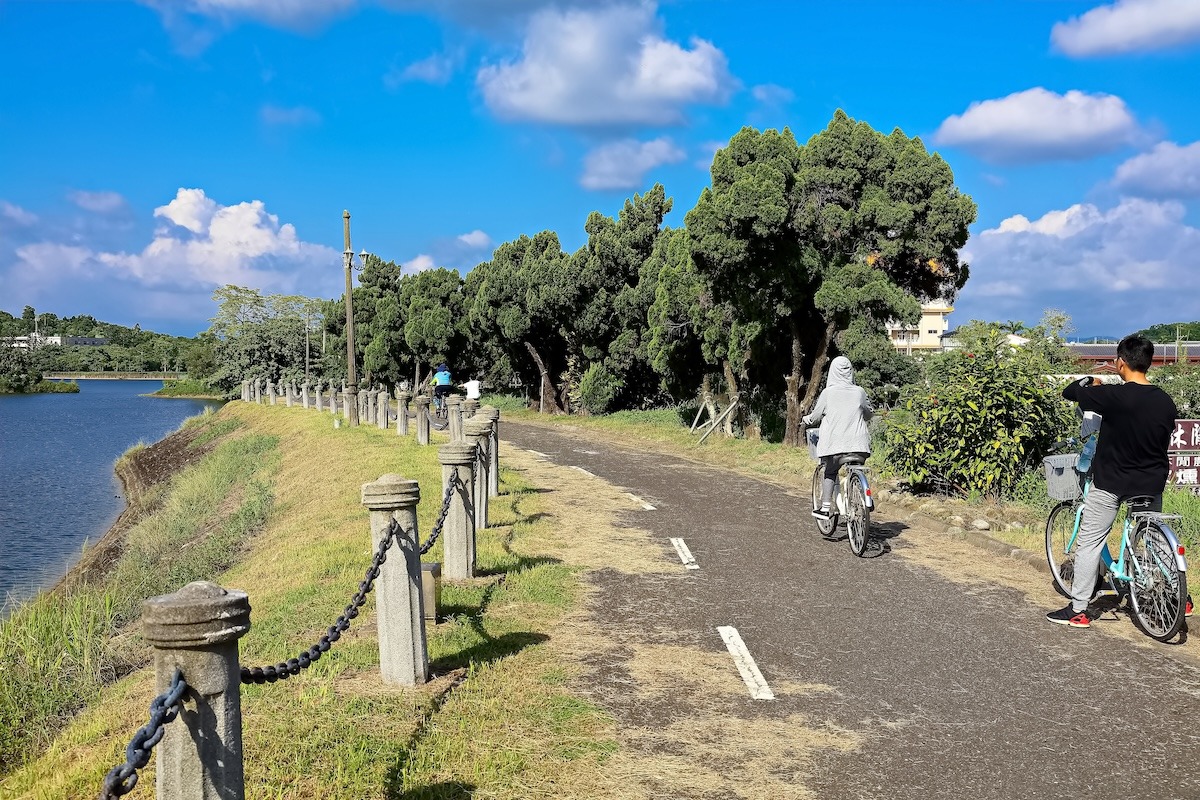 타이난 후투페이 풍경구의 자전거 도로