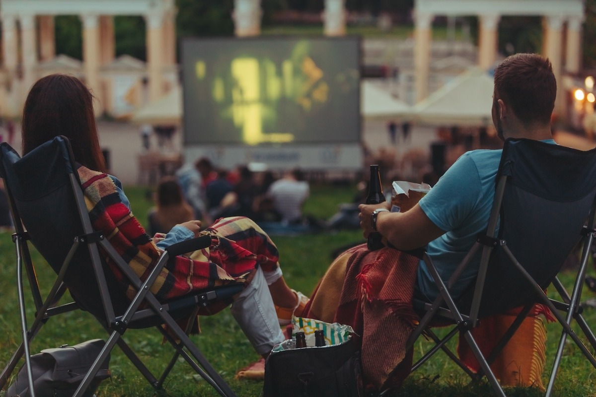 The open air cinema