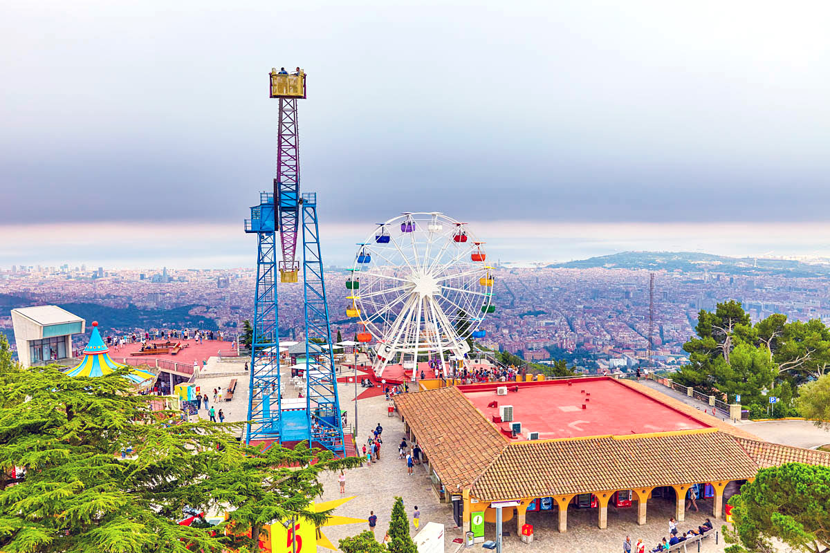 Things to do in Barcelona-Tibidabo Amusement Park
