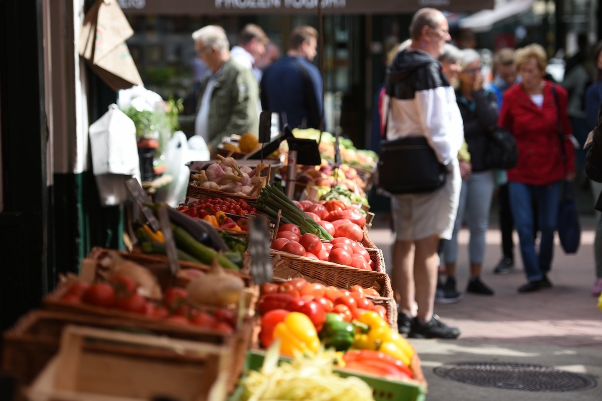 Vienne - Le marché vert Naschmarkt