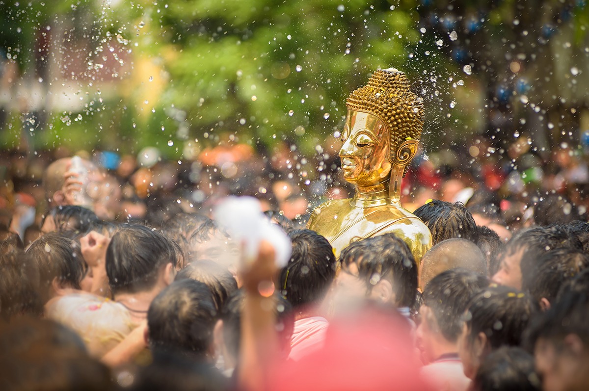 Festival de Songkran en Thaïlande