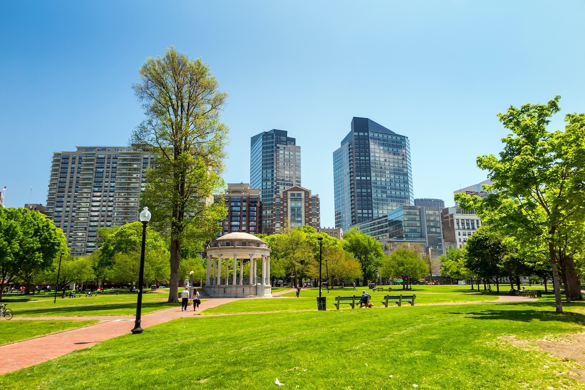 สวนสาธารณะบอสตัน สหรัฐอเมริกา