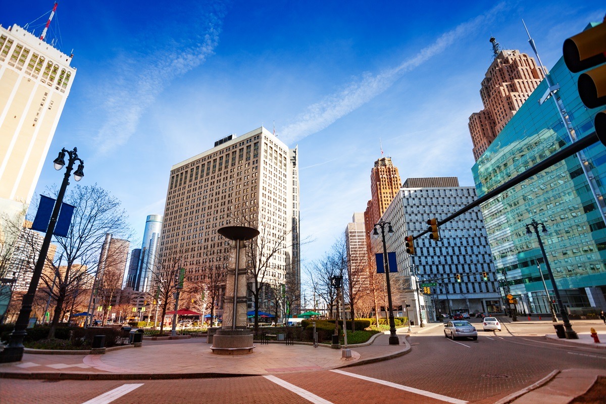 Campus Martius Park di Detroit