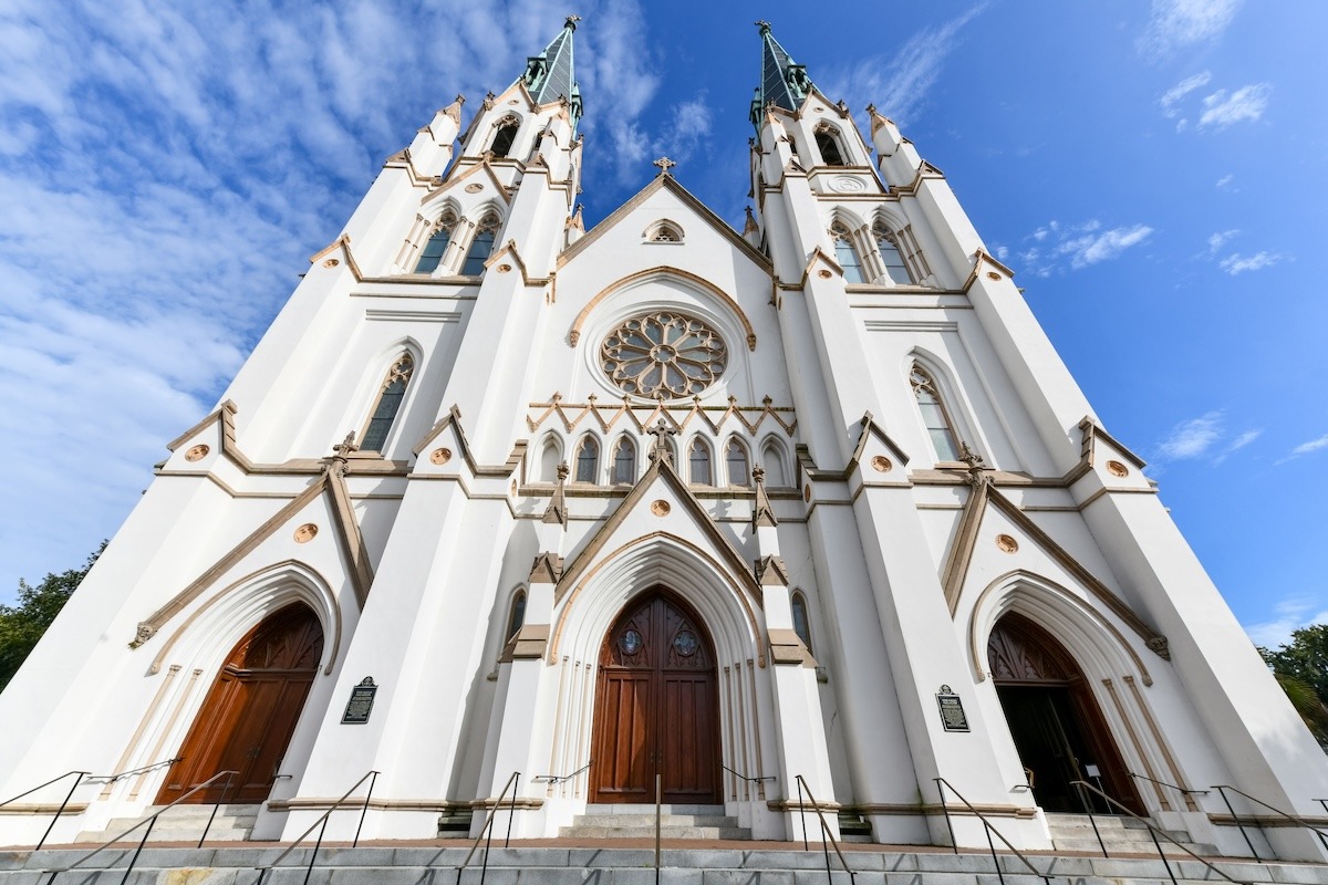 Kathedralenbasilika St. Johannes der Täufer, Savannah, GA, USA