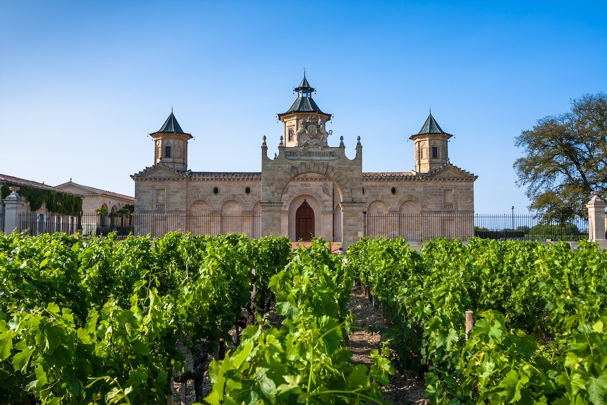 Chateau Cos D'Estournel, Bordeaux, Frankreich