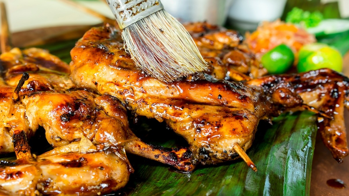 Chicken Inasal, ein beliebtes Grillgericht auf den Philippinen