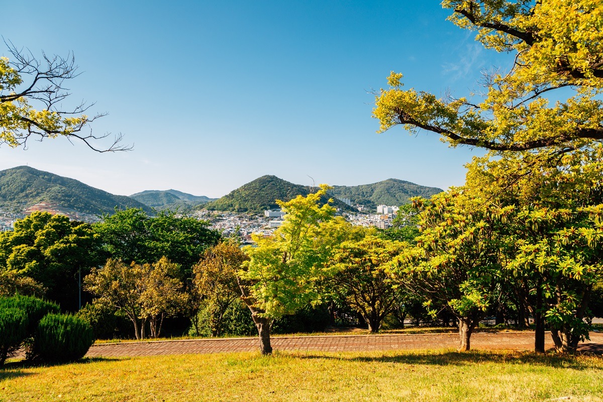 Dolsan-Park in Yeosu-si