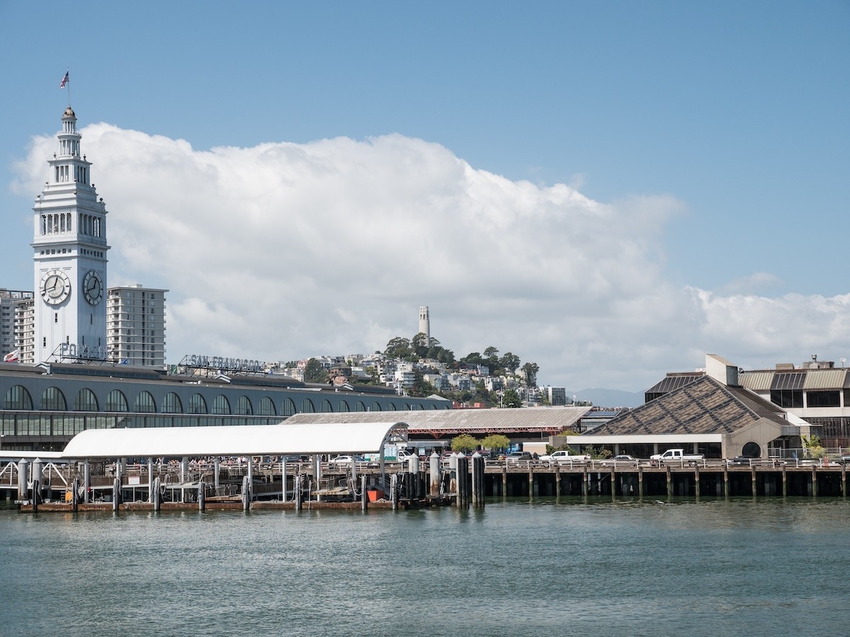 Ferry Building-Marktplatz, San Francisco, CA, USA