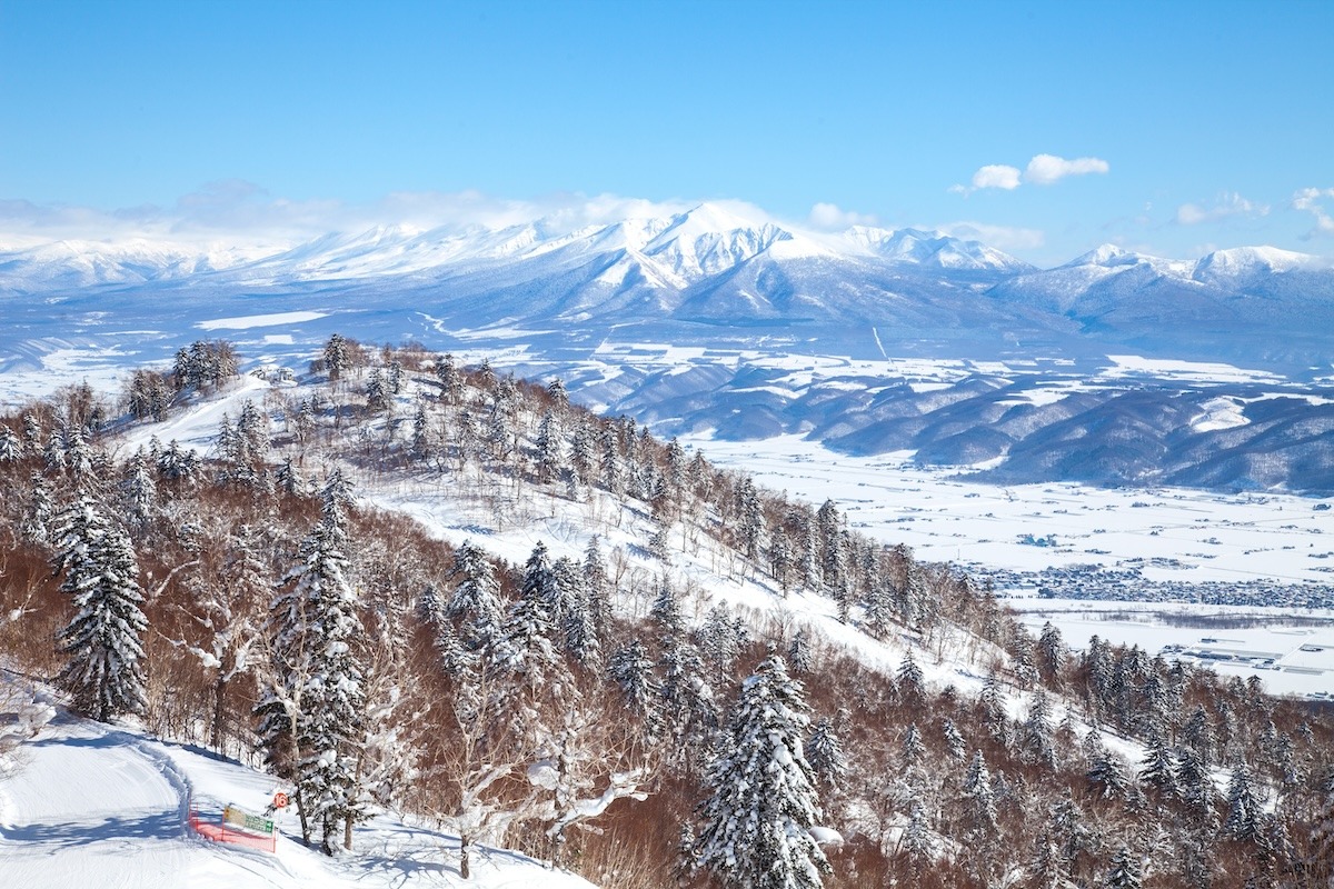 Station de ski de Furano Hokkaido, Japon